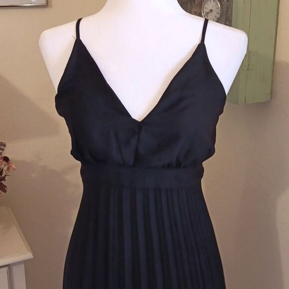 NWT Jessica Simpson Pleated Evening Cocktail Whimsigoth  Dress - Picture 2 of 9